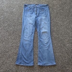 Kut From The Kloth Stella High Rise Flare Jeans Size 14